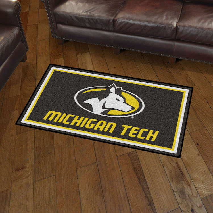 Michigan Tech Huskies 3x5 Area Rug