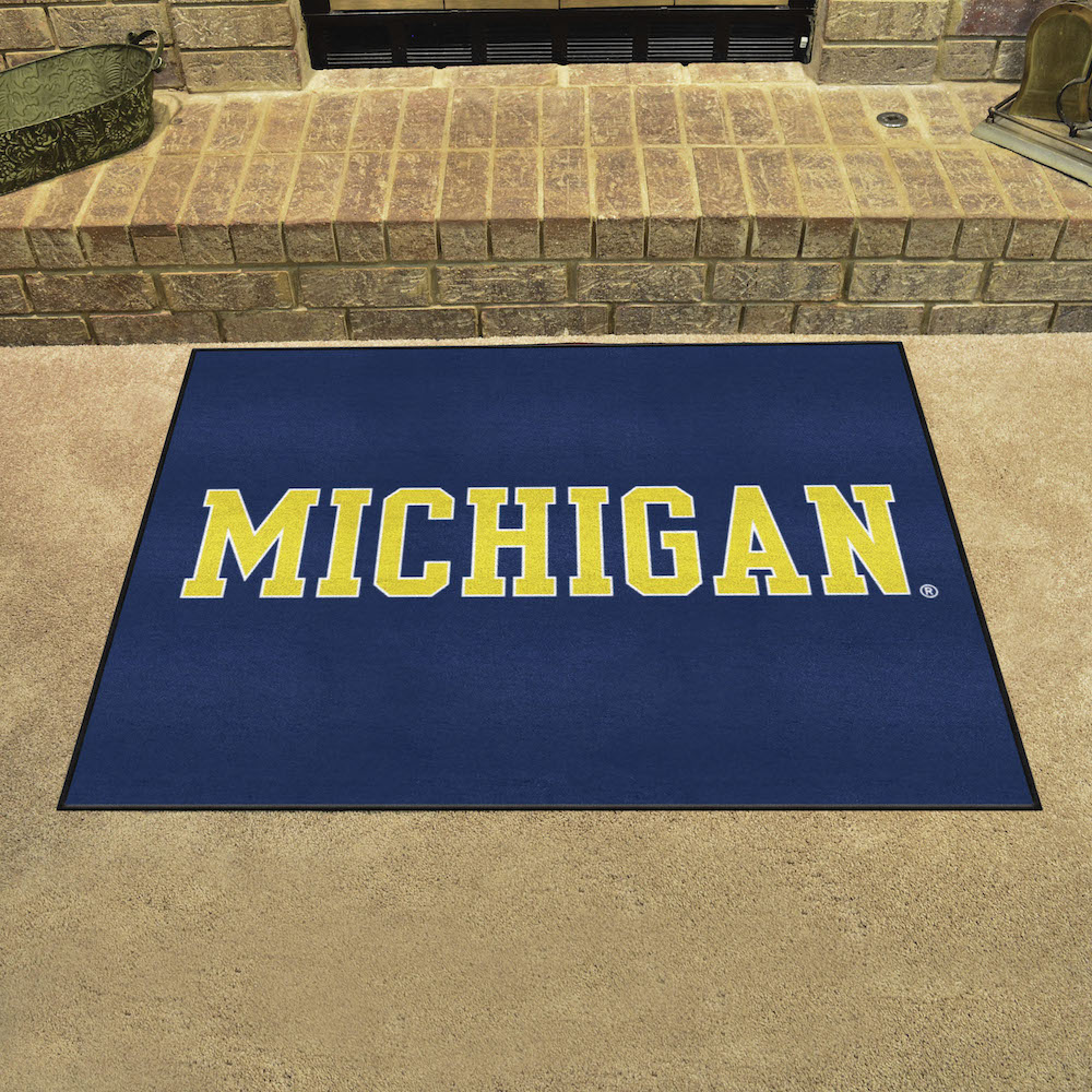 Michigan Wolverines ALL STAR 34 x 45 Floor Mat - 2nd Logo