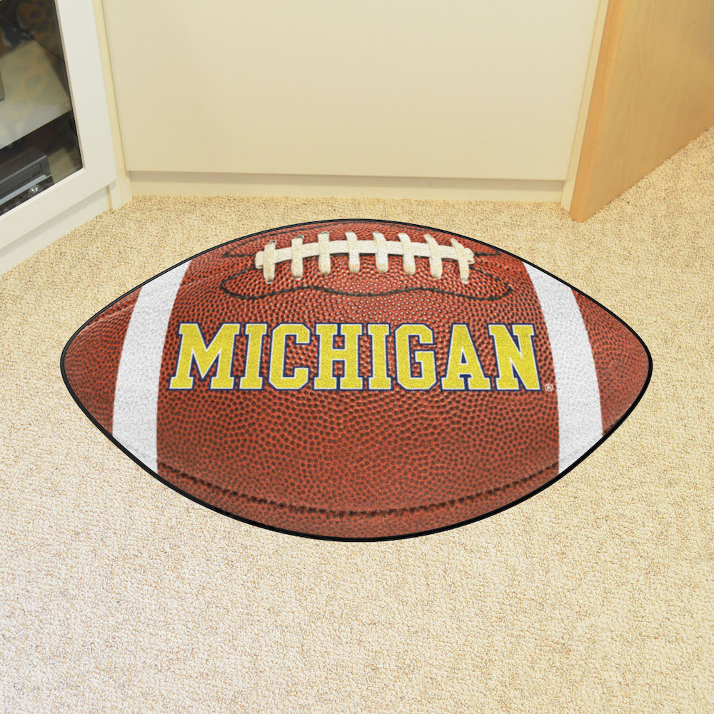 Michigan Wolverines FOOTBALL Mat - 2nd Logo