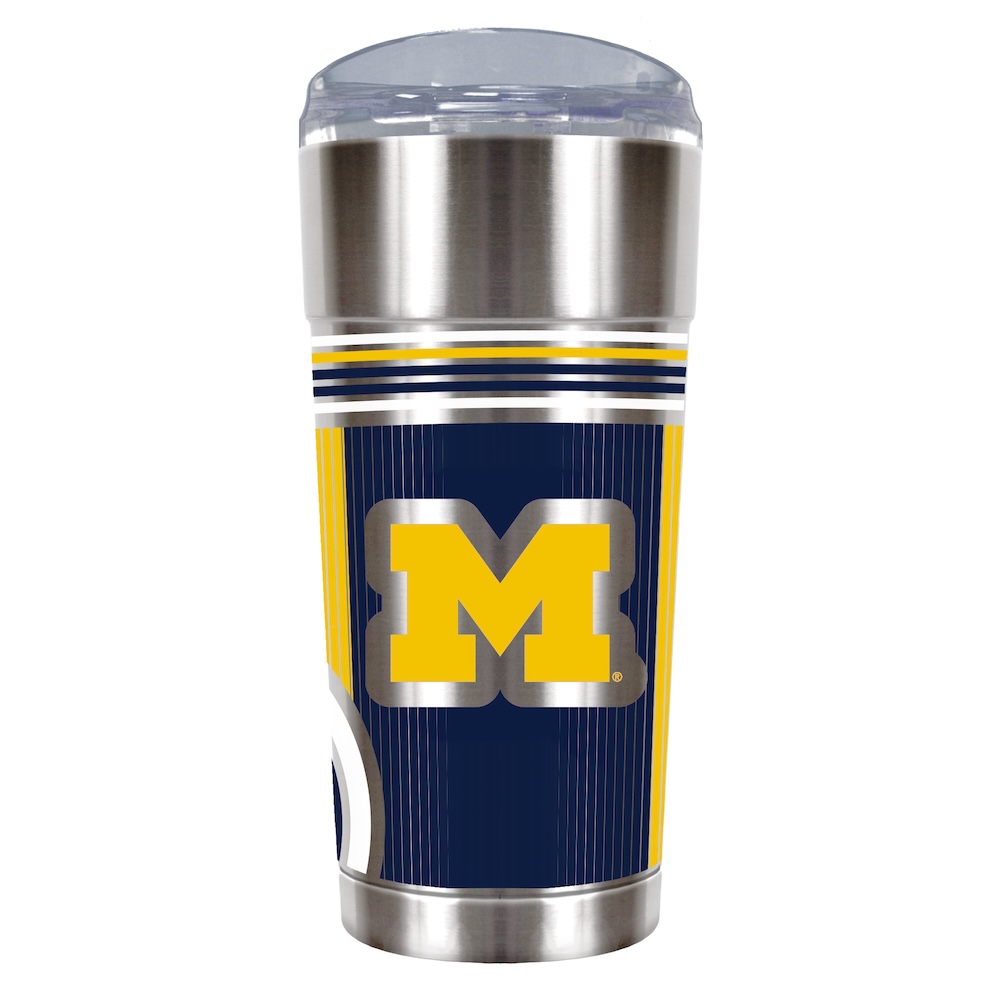 Michigan Wolverines COOL VIBES 24 oz Eagle Travel Tumbler