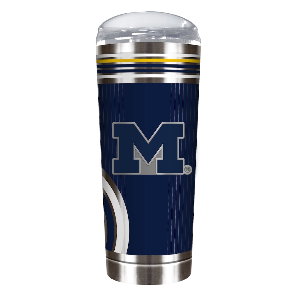 Michigan Wolverines COOL VIBES 18 oz Roadie Travel Tumbler