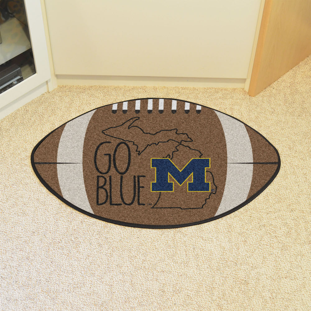 Michigan Wolverines SOUTHERN STYLE 22 x 35 Football Mat