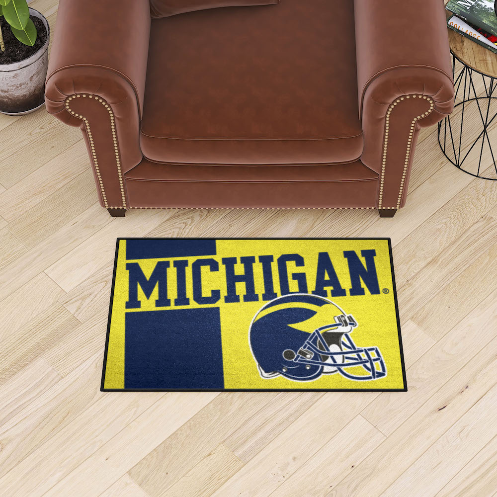 Michigan Wolverines 20 x 30 Alternate Uniform STARTER Floor Mat