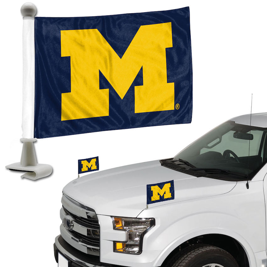 Michigan Wolverines Ambassador Car Flags