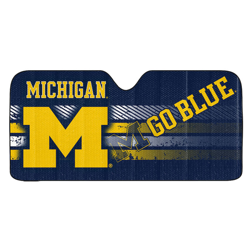 Michigan Wolverines AutoShade Folding Windshield Cover