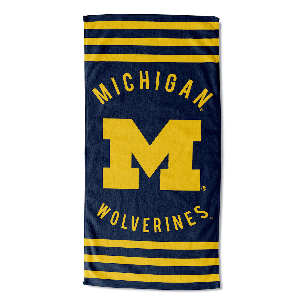 Michigan Wolverines Beach Towel