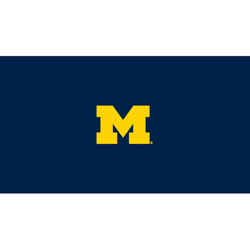 Michigan Wolverines Billiard Table Cloth