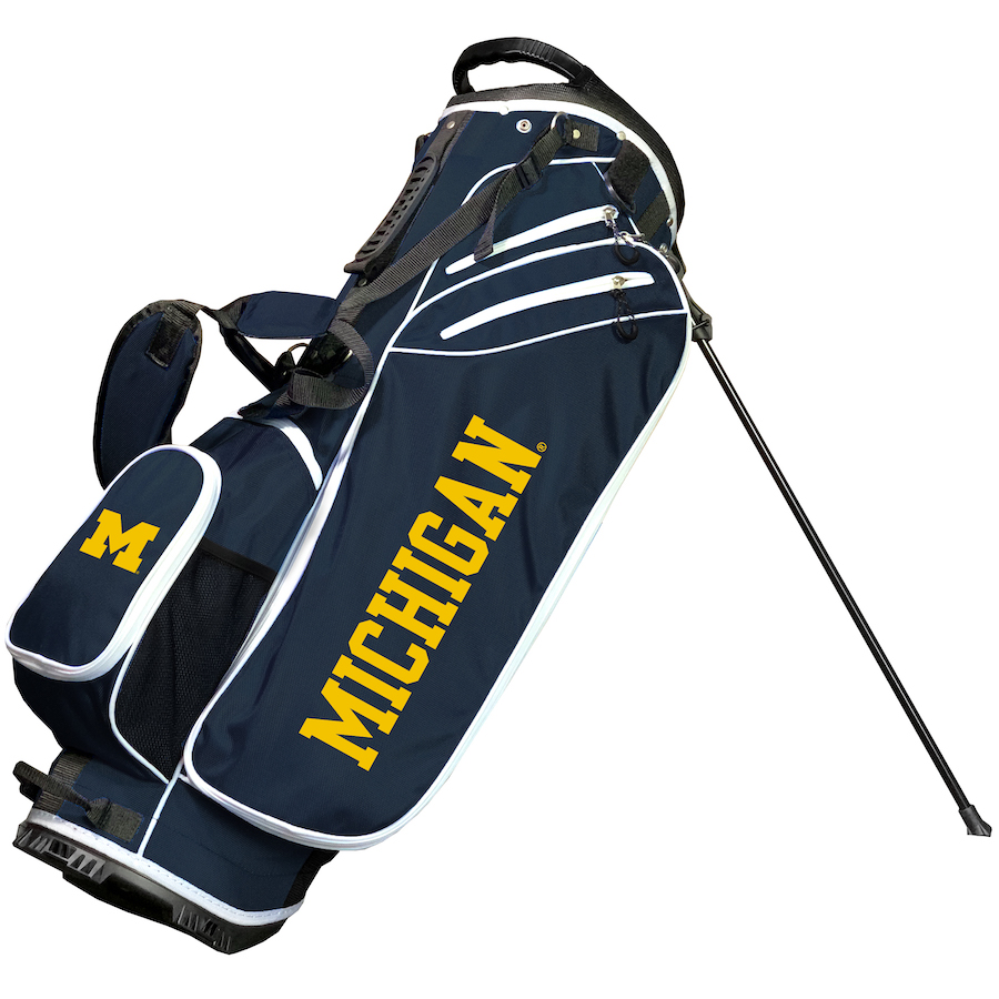 Michigan Wolverines BIRDIE Golf Bag with Built in Stand