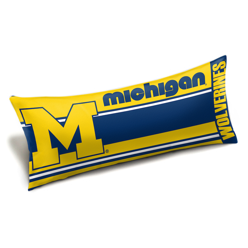 Michigan Wolverines Body Pillow