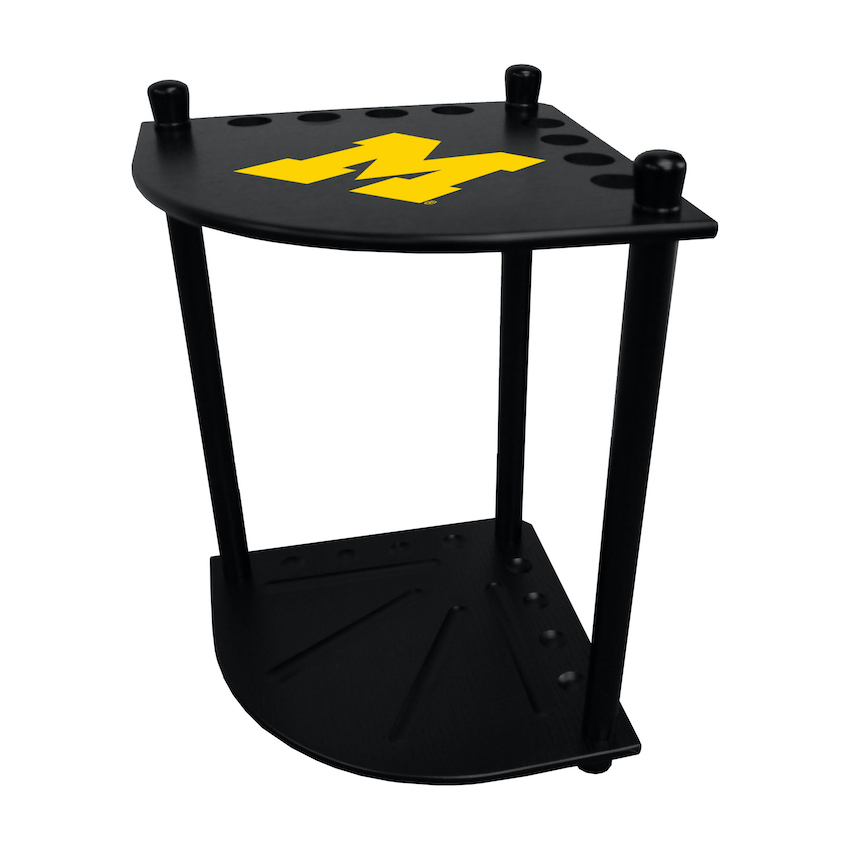 Michigan Wolverines Corner Cue Rack