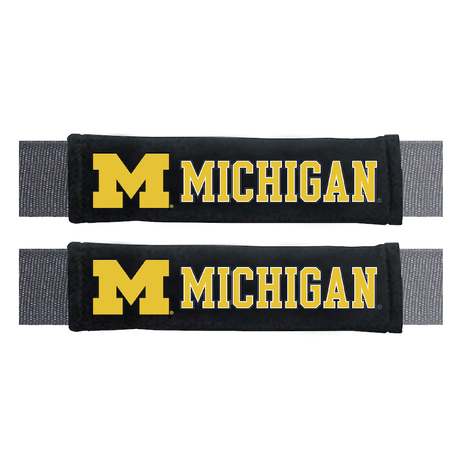 Michigan Wolverines Embroidered Seatbelt Pad (set of 2)