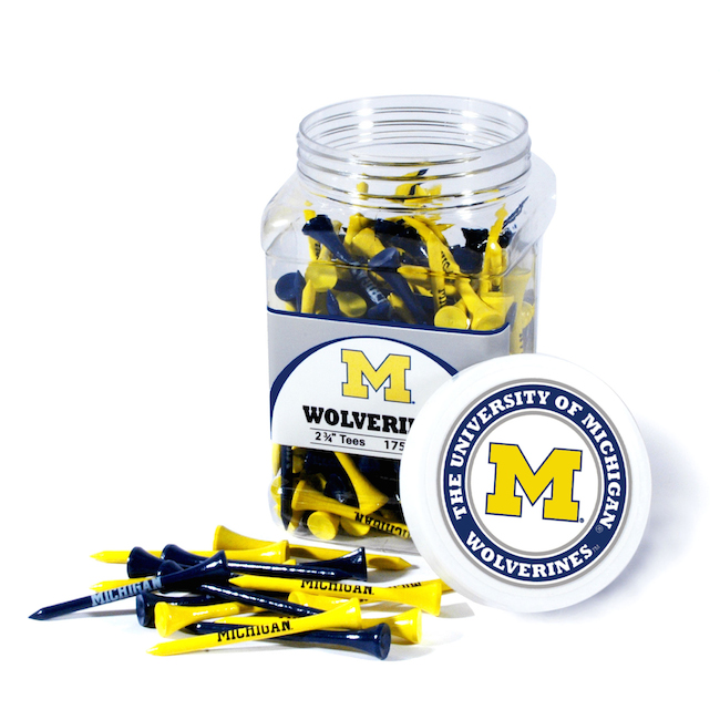 Michigan Wolverines 175 imprinted Tee Jar