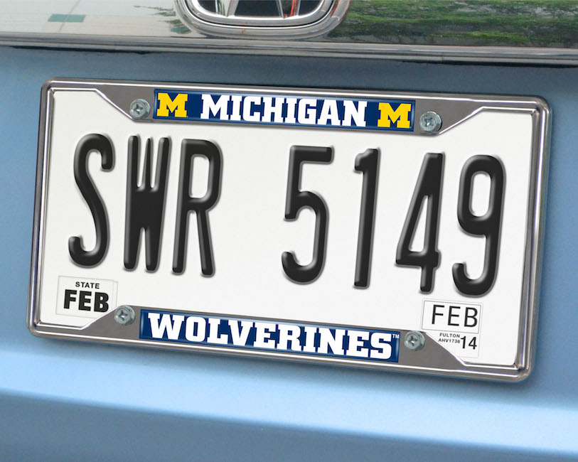 Michigan Wolverines License Plate Frame