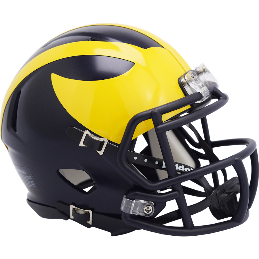 Michigan Wolverines NCAA Mini SPEED Helmet by Riddell