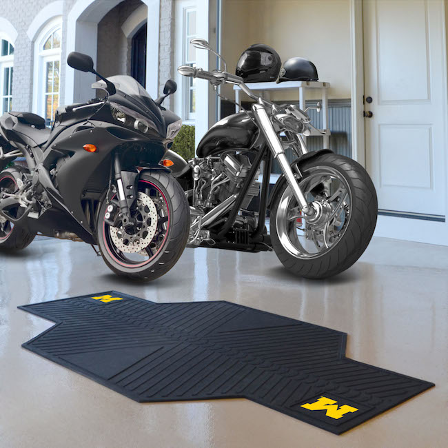 Michigan Wolverines Motorcycle Mat