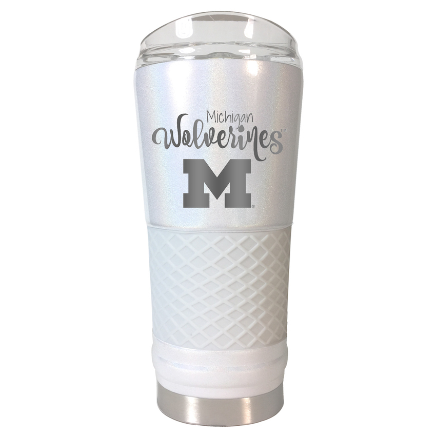 Michigan Wolverines 24 oz OPAL Draft Travel Tumbler