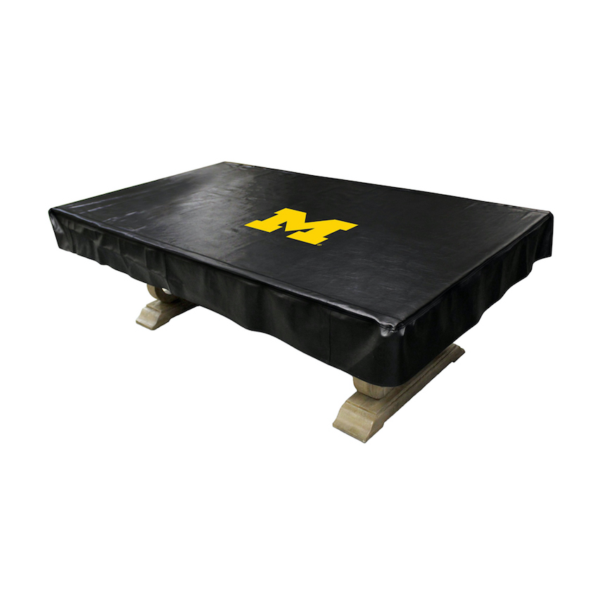 Michigan Wolverines Deluxe Pool Table Cover