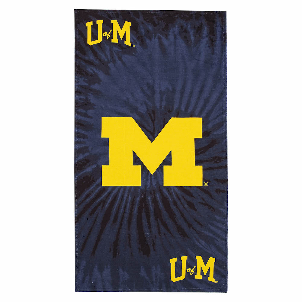 Michigan Wolverines Pyschedelic 30x60 Beach Towel