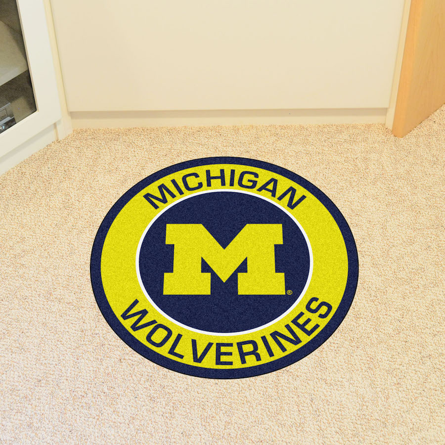 Michigan Wolverines Roundel Mat