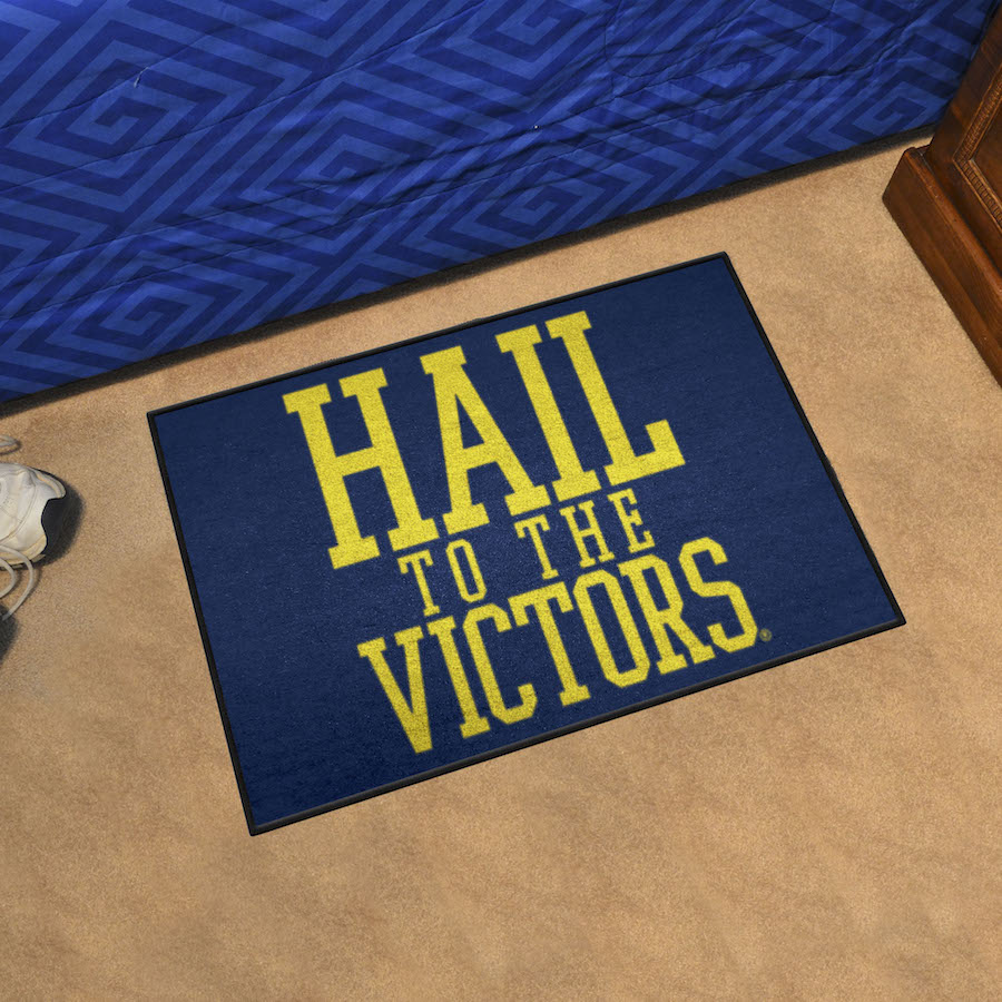 Michigan Wolverines SLOGAN 20 x 30 Starter Floor Mat