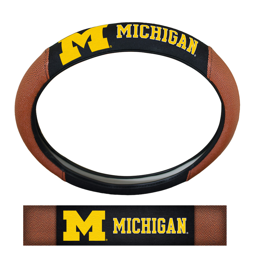 Michigan Wolverines Sport Grip Steering Wheel Cover