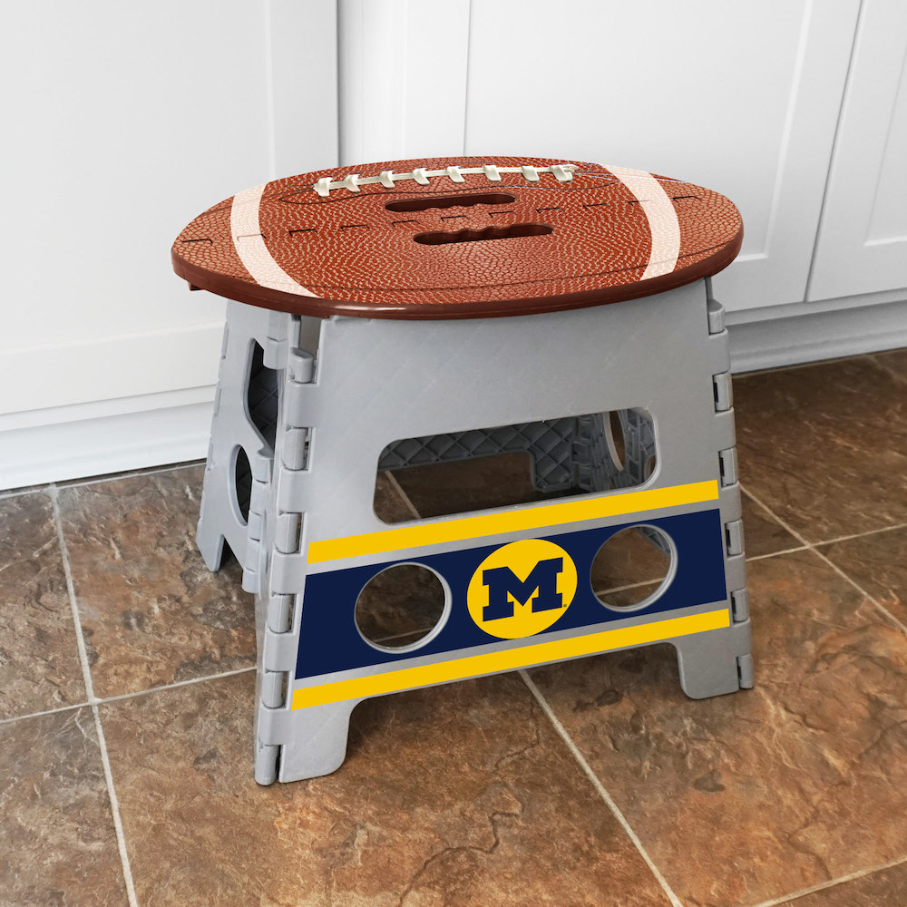 Michigan Wolverines Folding Step Stool