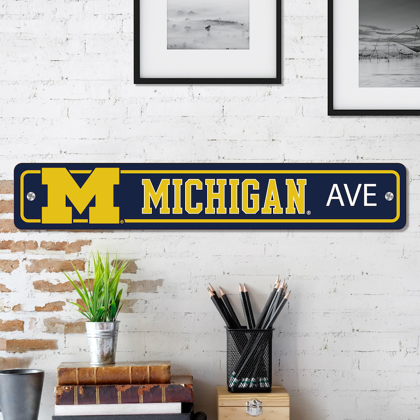 Michigan Wolverines Street Sign