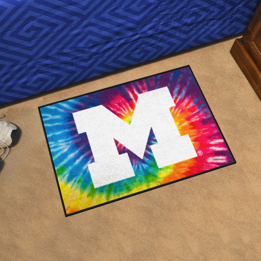 Michigan Wolverines TIE-DIE 20 x 30 Starter Floor Mat