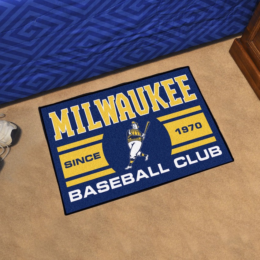 Milwaukee BERNIE BREWER 20 x 30 Uniform STARTER Floor Mat