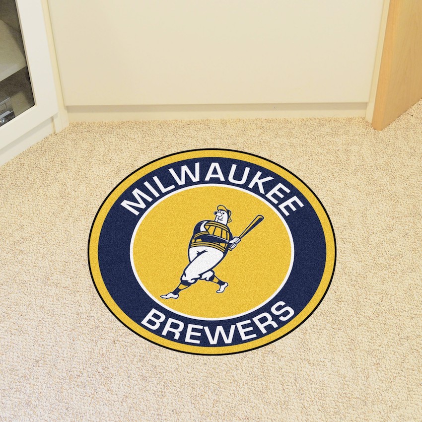 Milwaukee BERNIE BREWER Roundel Mat