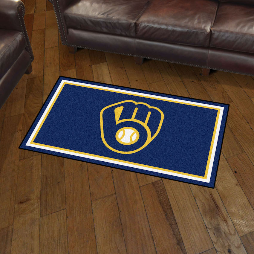 Milwaukee Brewers 3x5 Area Rug