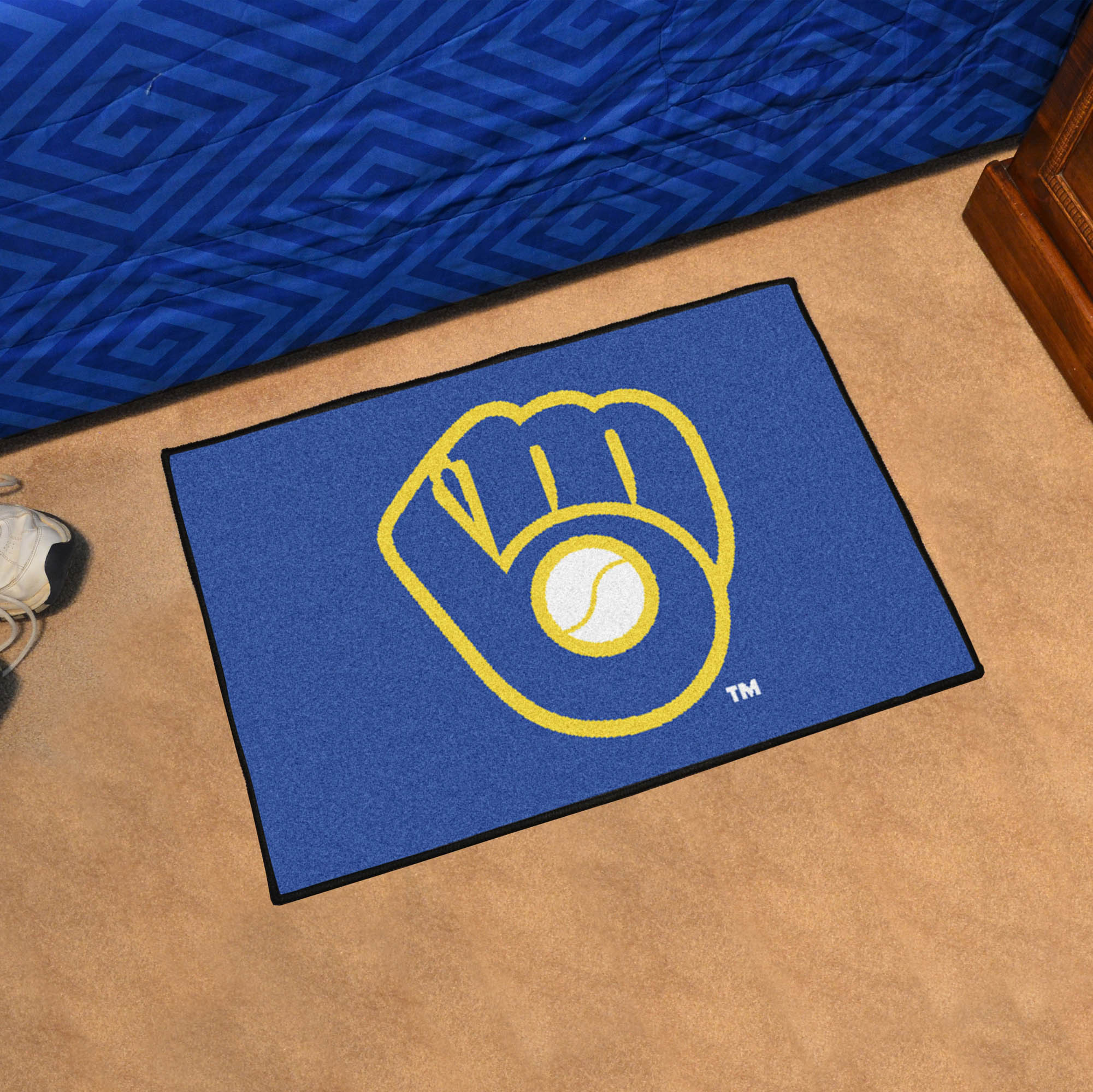 Milwaukee Brewers MB LOGO MB LOGO 20 x 30 STARTER Floor Mat