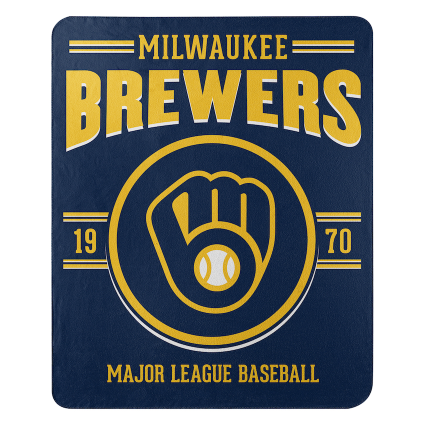 Milwaukee Brewers Fleece Throw Blanket 50 x 60