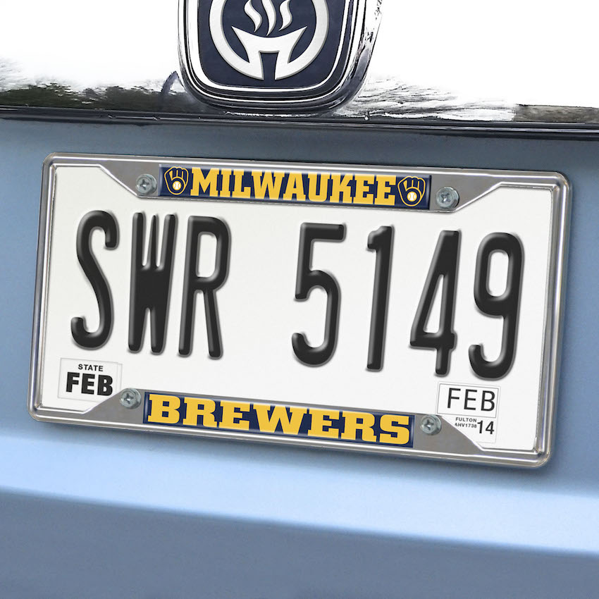 Milwaukee Brewers License Plate Frame