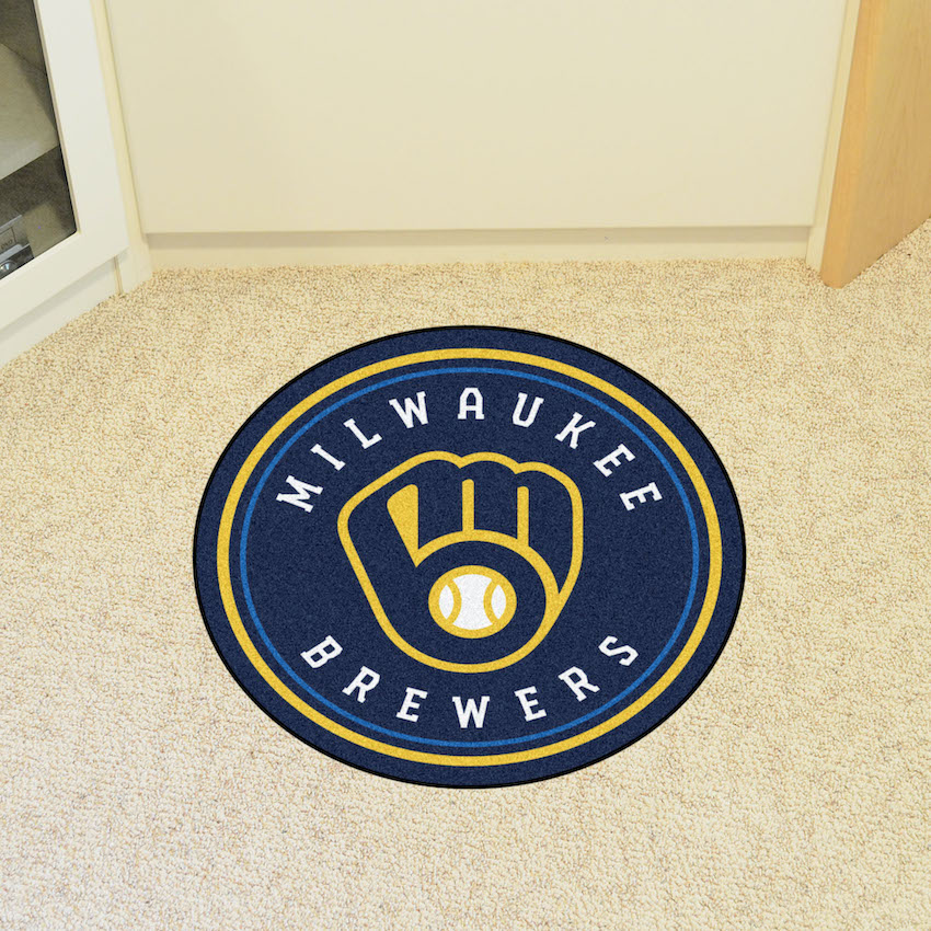 Fanmats Milwaukee Brewers Roundel Rug - 27in. Diameter