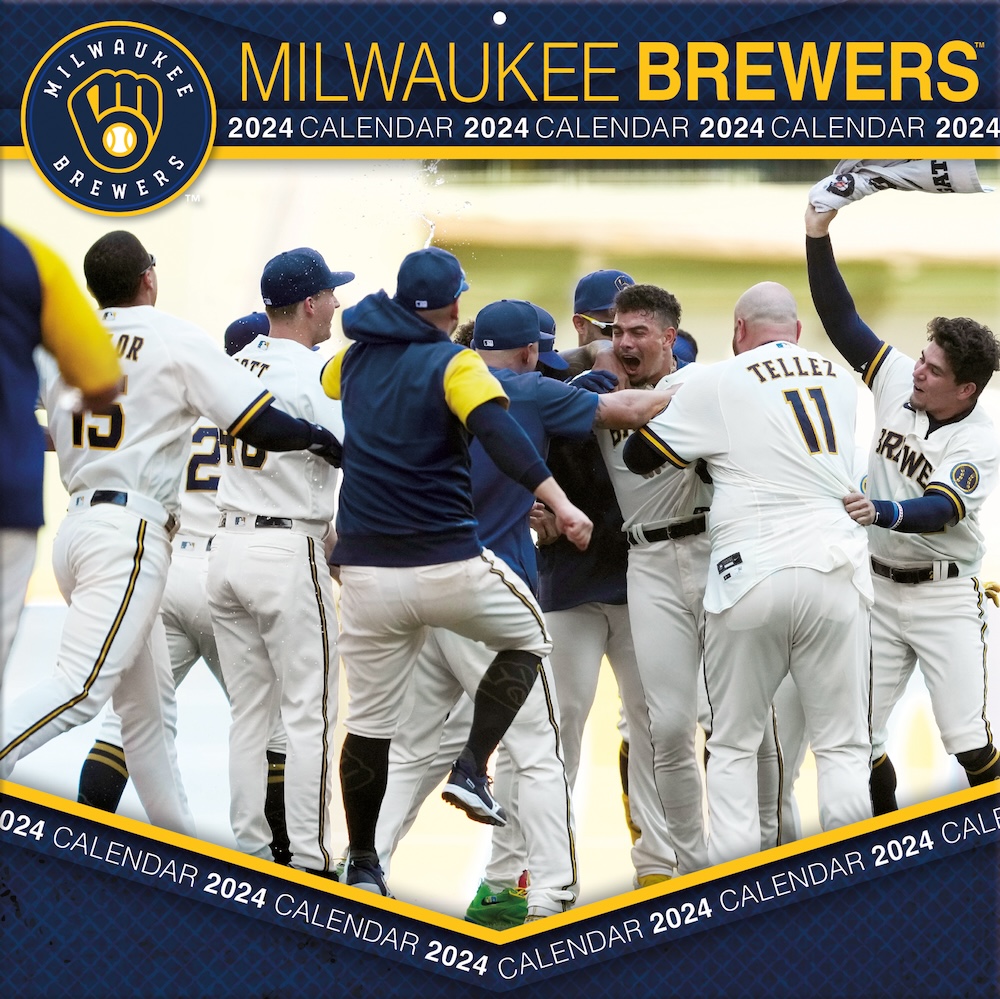 Milwaukee Brewers 2025 MLB Team Wall Calendar