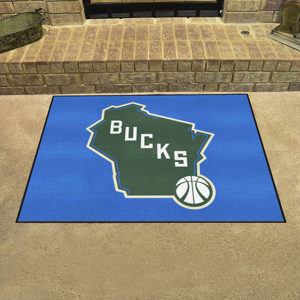 Milwaukee Bucks ALL STAR 34 x 45 Floor Mat - 2nd Logo