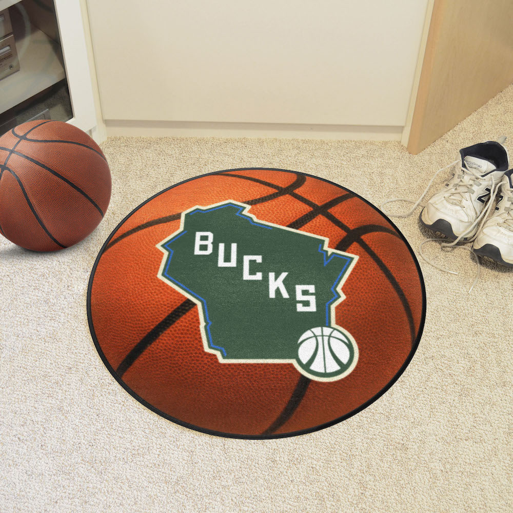 Milwaukee Bucks BASKETBALL Mat - 2nd Logo