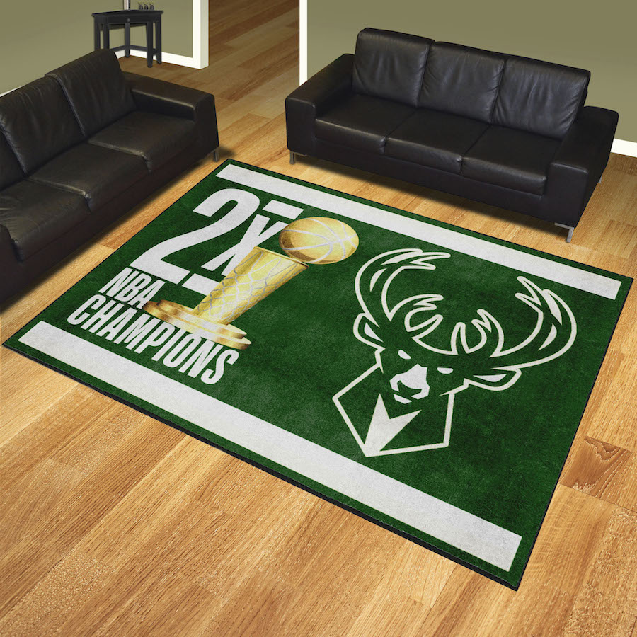 Milwaukee Bucks 8 x 10 DYNASTY Area Rug