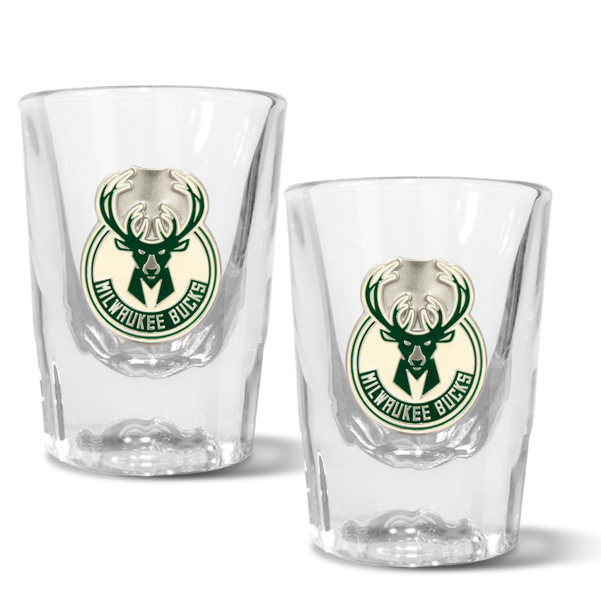 Milwaukee Bucks 2pc Prism Shot Set