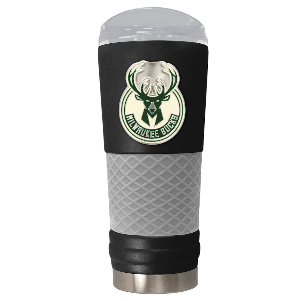 Milwaukee Bucks 24 oz DRAFT SERIES NBA Powder Coated Insulated Travel Tumbler