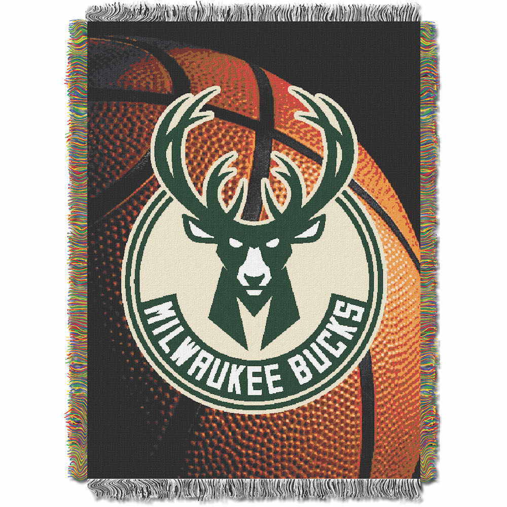 Milwaukee Bucks Real Photo Basketball Tapestry