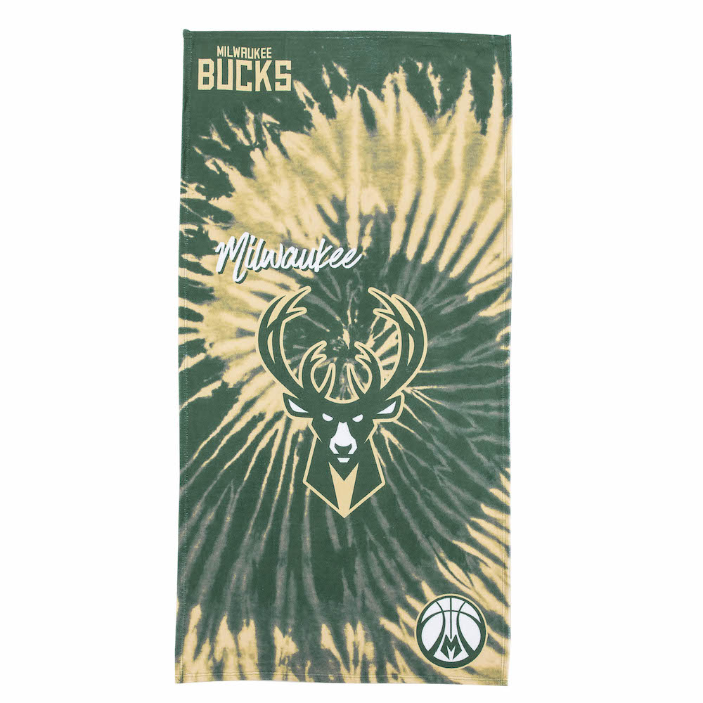 Milwaukee Bucks Pyschedelic 30x60 Beach Towel