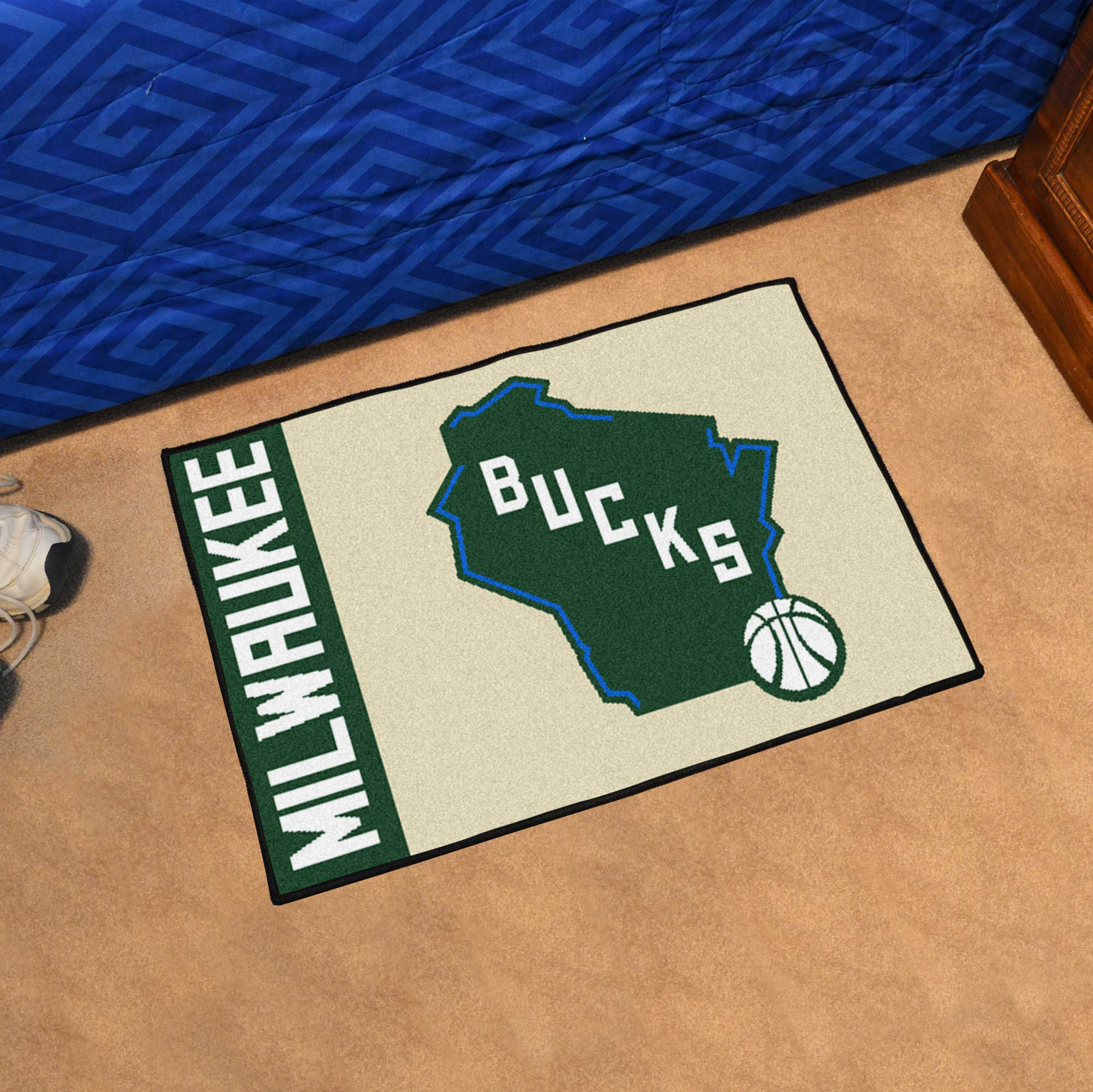 Milwaukee Bucks 20 x 30 Uniform Inspired Starter Rug