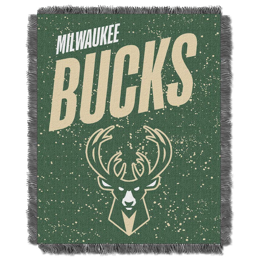 Milwaukee Bucks Double Play Tapestry Blanket 48 x 60