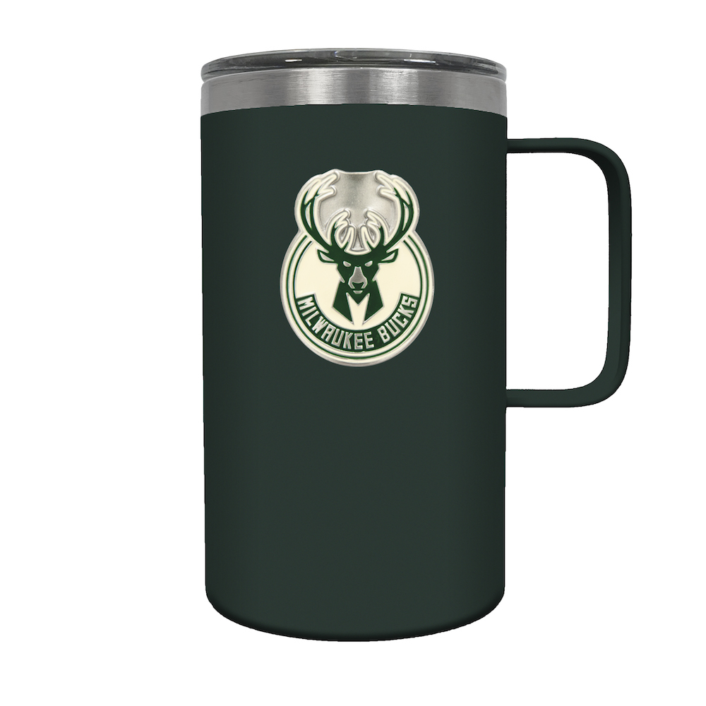 Milwaukee Bucks 18 oz HUSTLE Travel Mug - Team Color