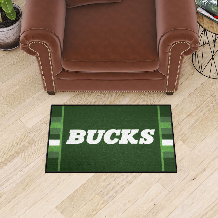 Milwaukee Bucks Vintage 20 x 30 STARTER Floor Mat - Throwback NAME