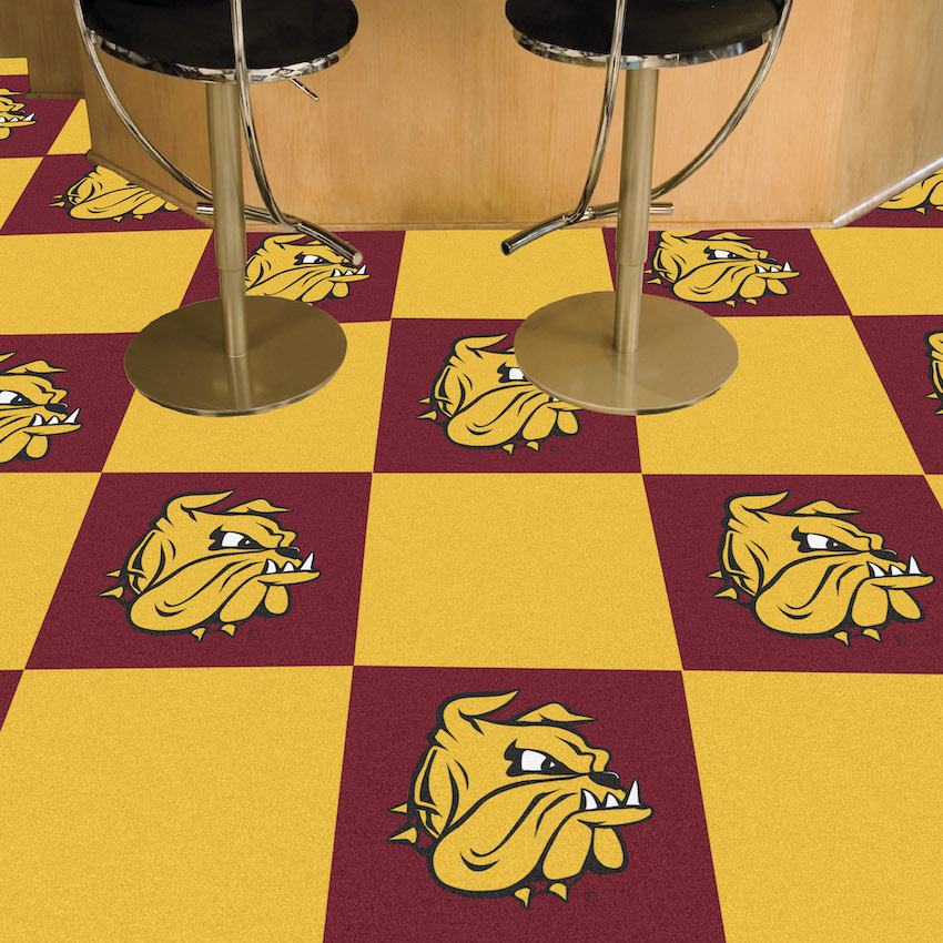 Minnesota Duluth Bulldogs Carpet Tiles 18x18 in.