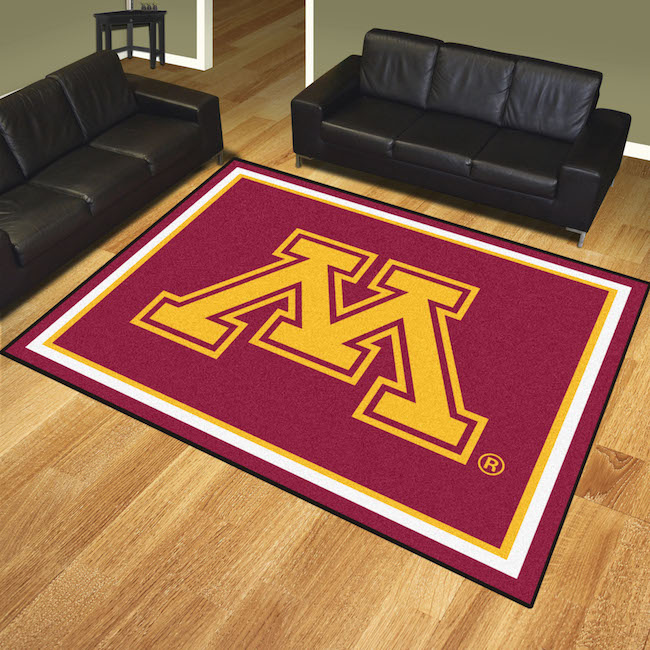 Minnesota Golden Gophers Ultra Plush 8x10 Area Rug