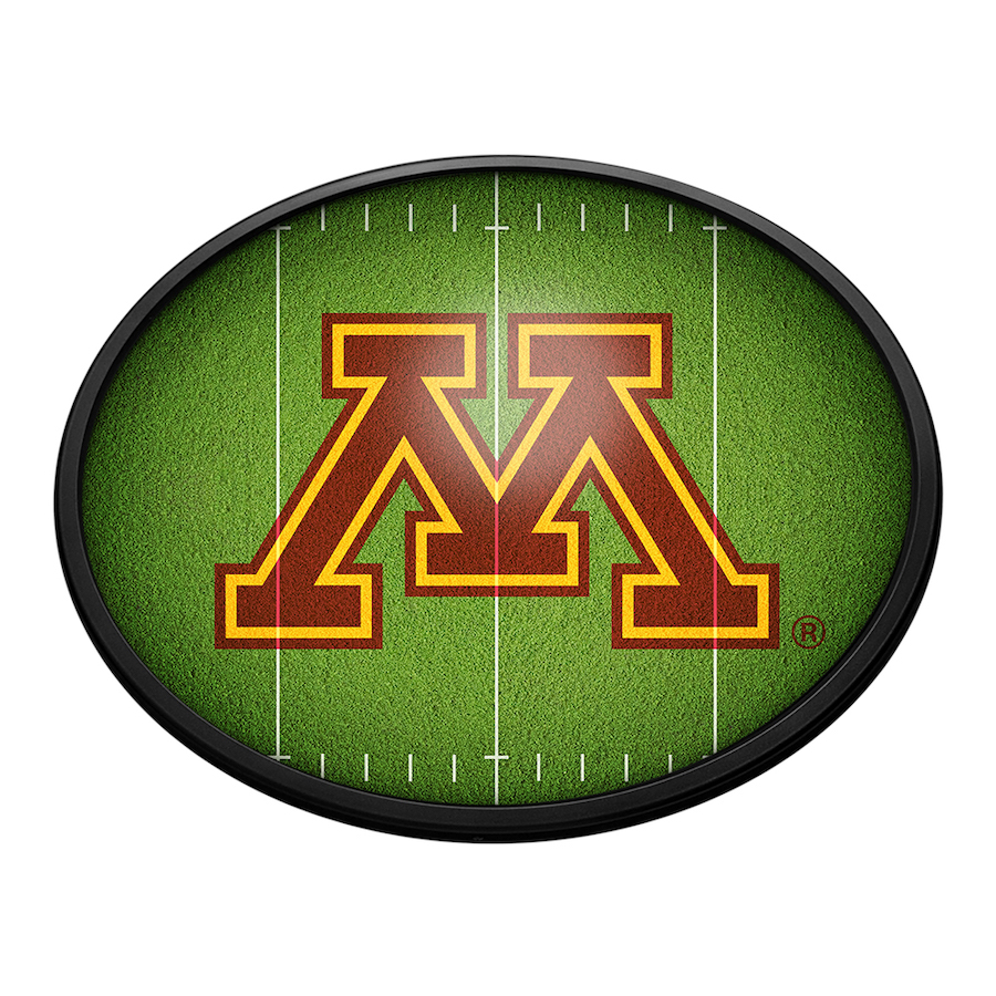 Minnesota Golden Gophers ON THE 50 Slimline LED Wall Sign ~ OVAL